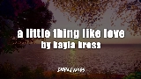 Video cover A Little Thing Like Love